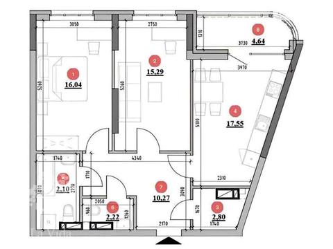 квартира за адресою Дніпровська набережна вул., 17-К