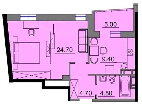 квартира по адресу Косвенная ул. (Скісна), (Будинок)