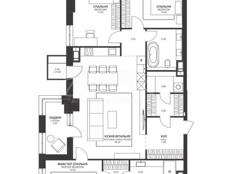 квартира за адресою Василя Тютюнника вул. (Анрі Барбюса), 39
