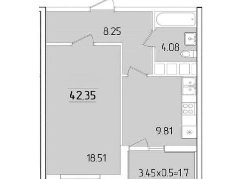 квартира за адресою Краснова вул., 1-В