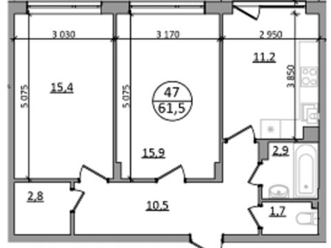 квартира по адресу Львовская ул., 92б