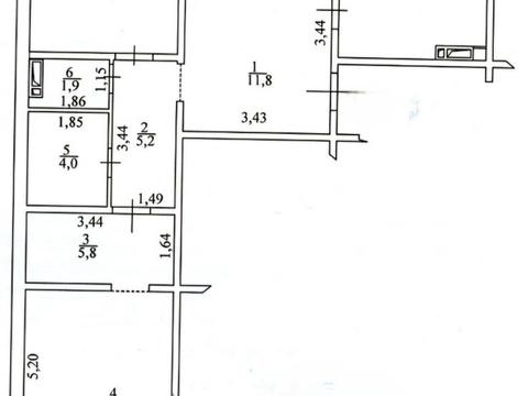 квартира по адресу Бориса Антоненка-Давидовича ул., 1