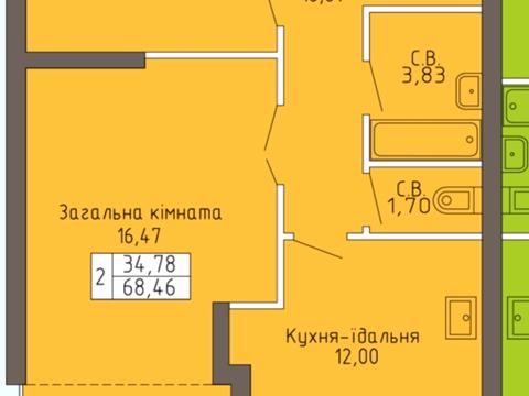 квартира по адресу Молодіжна ул., (Будинок)