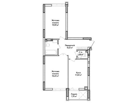 квартира по адресу Ирпень, Ольги Кобилянської ул. (Достоевского), (Будинок 75)