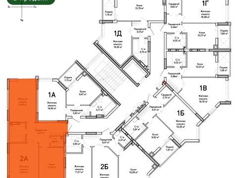 квартира по адресу Ирпень, Ольги Кобилянської ул. (Достоевского), (Будинок 75)