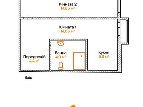 квартира по адресу Мрии ул. (Академика Туполева), 4
