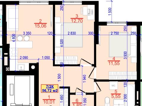 квартира за адресою Національної Гвардії вул., 3