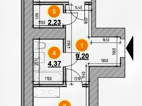 квартира по адресу Зализничная ул., 9-к
