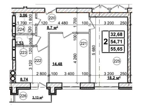 квартира по адресу Вячеслава Чорновола, 23