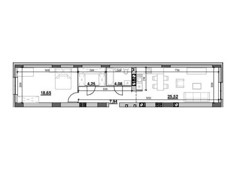 квартира по адресу Рудненская ул. (Белогорская), (3 черга (будинок 1б))
