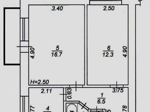 квартира за адресою Генерала Генадія Воробйова вул. (Курська), 8-А