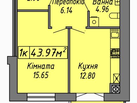 квартира за адресою Івано-Франківськ, Степана Бандери вул., 60/1