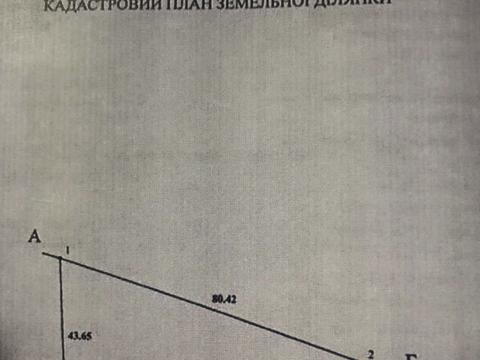 ділянка за адресою с. Барахти, Хліборобська