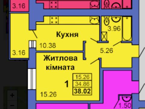 квартира за адресою Героїв України вул., 6А