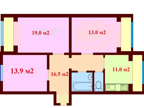 кімната за адресою Лариси Руденко вул., 13