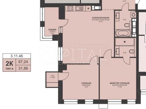 квартира по адресу Василия Тютюнника ул. (Анрі Барбюса), 39