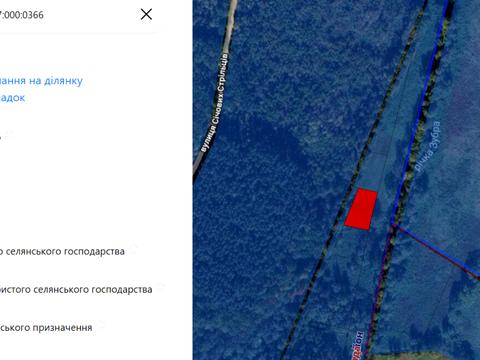 ділянка за адресою 