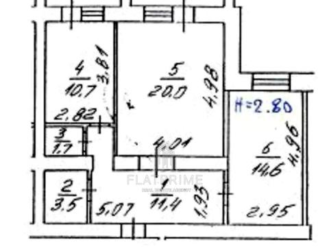 квартира за адресою Київ, Степана Рудницького вул. (Академіка Вільямса), 15 к1