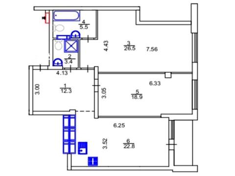 квартира за адресою Михайла Бойчука вул. (Кіквідзе), 41-Б