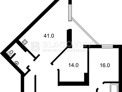 квартира за адресою Євгена Коновальця вул. (Щорса), 44-А