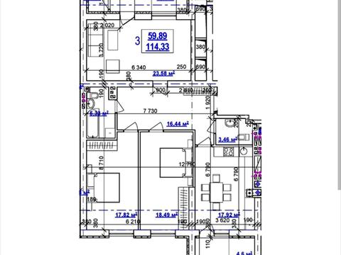 квартира по адресу Динамовская ул., 77/1