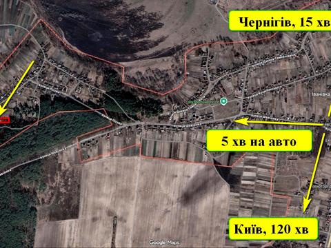 ділянка за адресою с. Іванівка, лісова, 23а