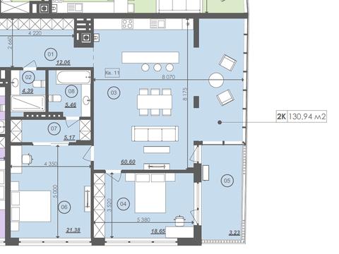 квартира по адресу Героев Крут ул., 13
