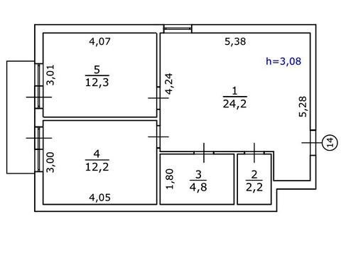 квартира за адресою Яслинська вул., (Будинок)