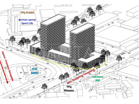 коммерческая по адресу Степана Бандеры просп. (Московський), (Будинок 1)