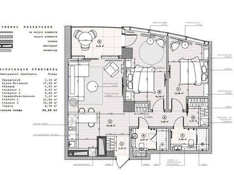 квартира за адресою Київ, Іоанна Павла II вул. (Патріса Лумумби), 12