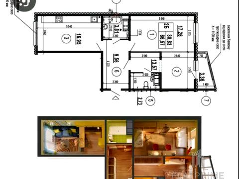 квартира по адресу Софии Русовой ул., (ЖБ Синевир (№23))