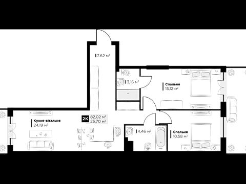 квартира за адресою Галицька вул., (Будинок)