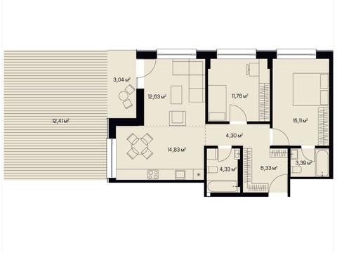 квартира за адресою Миколи Пимоненка вул. (), (Будинок 5)