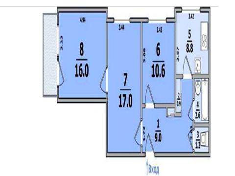 квартира за адресою Харків, Соборності України вул., 202
