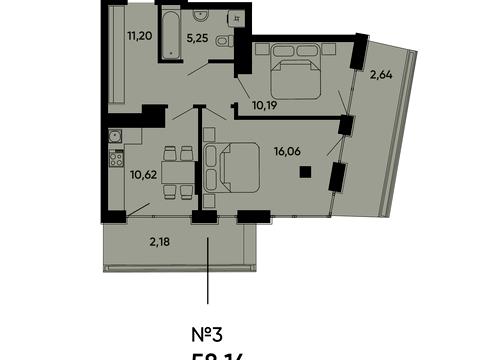квартира за адресою Львів, Івана Раковського вул., (Будинок 2)