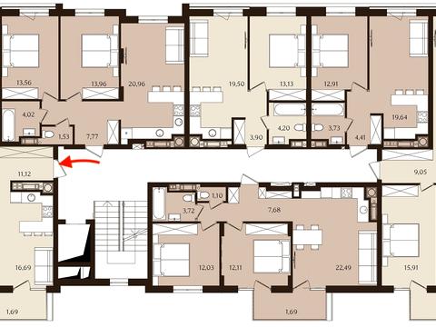 квартира по адресу Зеленая ул., (Будинок 2)