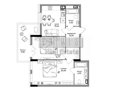 квартира за адресою Олегівська вул., (Будинок)