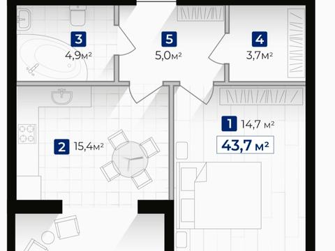 квартира за адресою Олександра Довженка вул., (Будинок 16)