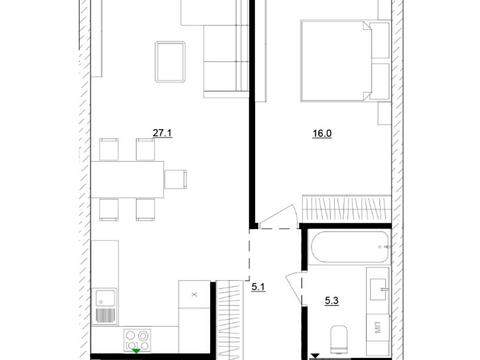 квартира по адресу Никольско-Слободская ул., (Будинок 13-17)
