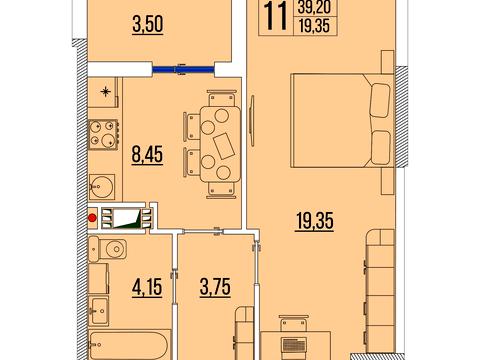 квартира за адресою Бугаївська вул., 44