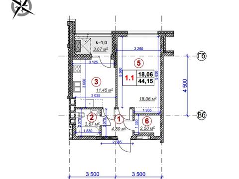 квартира за адресою Бульварно-Кудрявська вул. (Воровського), 17-А