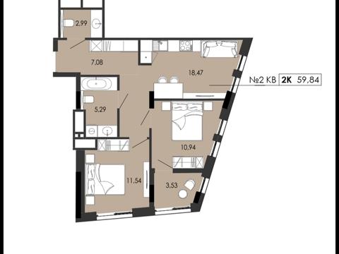 квартира по адресу Садовая ул., 2а