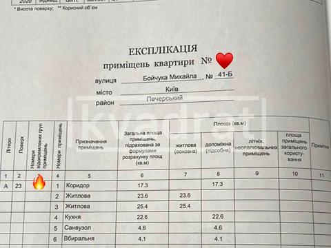 квартира по адресу Михаила Бойчука ул. (Киквидзе), 41-Б