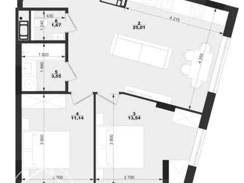 квартира за адресою Кирила Трильовського вул., 4-А