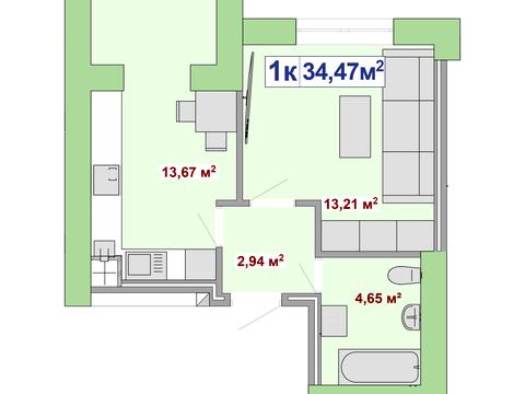 квартира за адресою Чорновола вул., (Будинок 2)