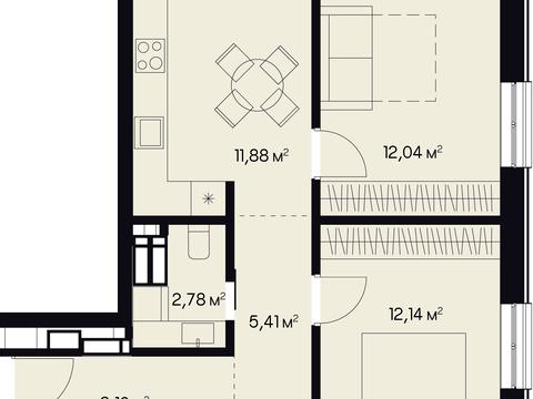 квартира по адресу Пимоненко ул. (Донбассовская), 9