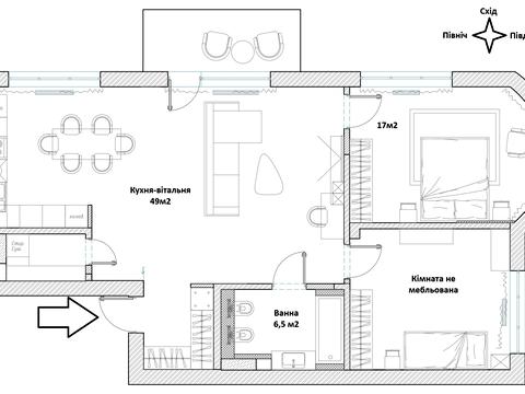 квартира по адресу Михаила Бойчука ул. (Киквидзе), 19-А
