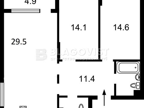 квартира за адресою Європейського Союзу просп. (Правди), 45