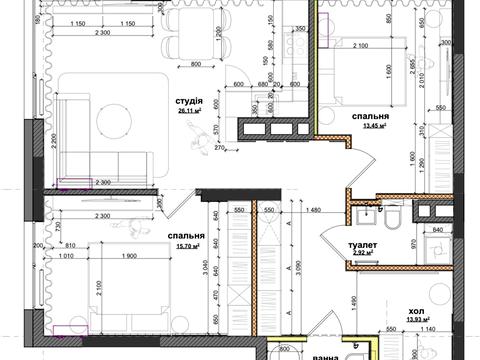 квартира за адресою Джона Маккейна вул. (Івана Кудрі), 1-Б
