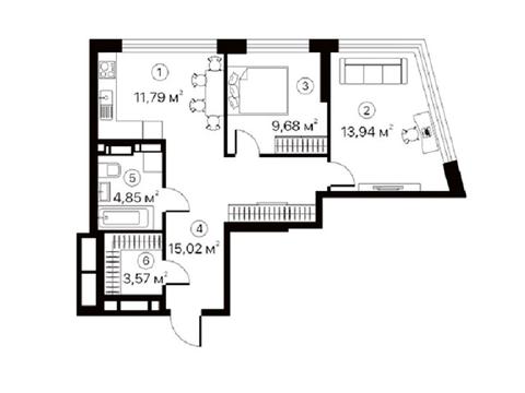 квартира за адресою Братів Чибінєєвих вул. (Чернігівська), 8-Г